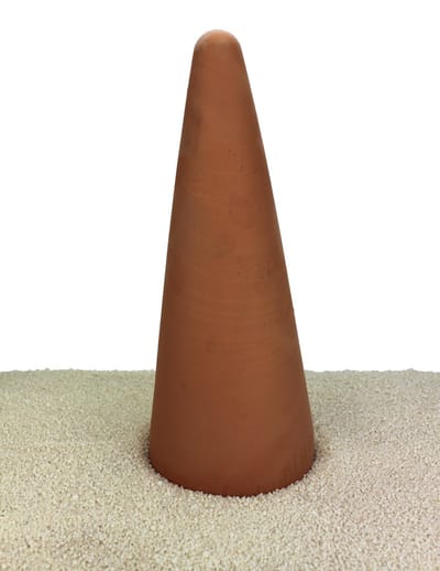 CeramicNature Discuskegel Rood ø10x25cm