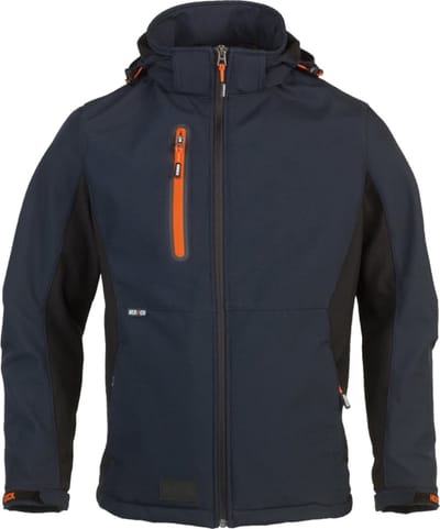 Herock Trystan softshell werkjas Experts (1903) - Marine | Zwart - XS