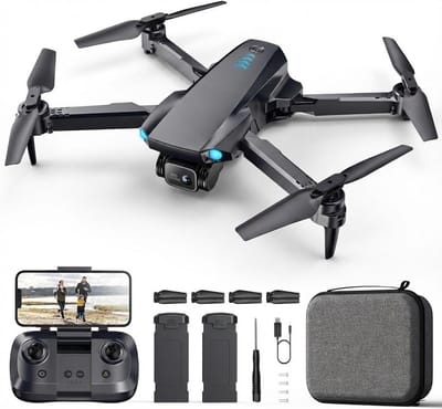 SNJY® Drone met Camera - Drone voor Volwassenen - Drones voor Kinderen - 1080P HD - Zwart