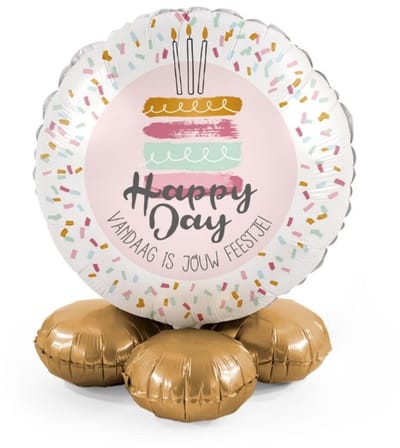 Happy day - Ballonnen set met standaard - Everloon