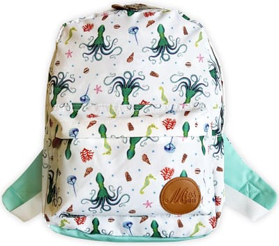 World of Mies kids rugzak - octopus print - duurzaam materiaal