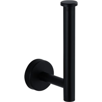 Papierhouder Roestvrij Staal Mat Zwart Cilindrische Papierhouder Hangend Rek voor Thuis black