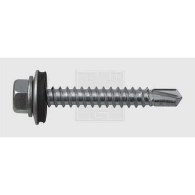 SWG 21163003210 Zelfborende schroef 6.3 mm 32 mm Buitenzeskant DIN 7504-K Staal Verzinkt 100 stuk(s)