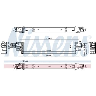 Intercooler NISSENS 961319