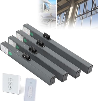 Automatische raamopener - Ventilatie opener - Slim ventileren - 400N drukkracht - 300-800 mm - Zilver