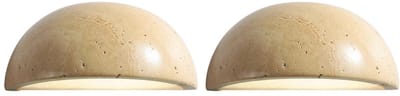 2 Stuks Wandlamp Binnen Woonkamer Wandlampen Vintage voor Slaapkamer Kinderkamer Hal Beige