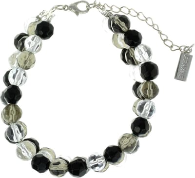 Behave - Grijze kralen armband - Glam stijl voor avond of eventwear