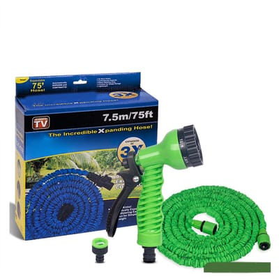 Waterslang Mondstuk Sproeier Plastic Auto Was Spuitmond Automatisch Telescopisch Tuin Besproeiing Gereedschap 7,5m 7m / 23ft
