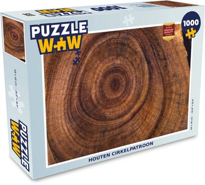 Puzzel Cirkel - Hout - Ringen - Legpuzzel - Puzzel 1000 stukjes volwassenen