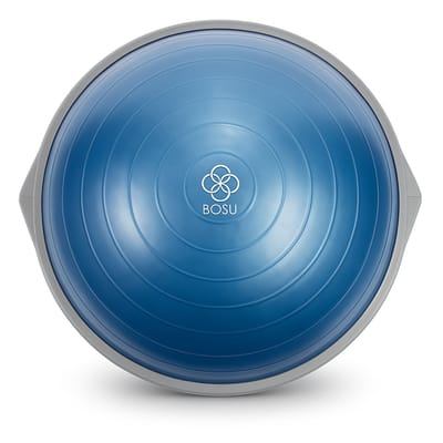 Bosu Bal Pro - Professionele Balanstrainer met Dubbel Platform & Antislip Rand - Belastbaar tot 160 kg - Ø65 cm - Blauw