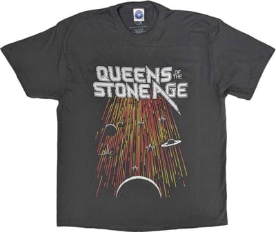 Queens Of The Stone Age - Meteor Shower Heren T-shirt - S - Grijs
