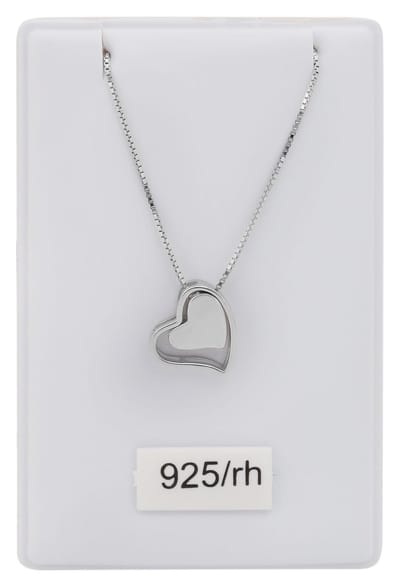 AKZENT Akzent damesketting met hanger "Devina" uit 925 Sterlingzilver, gerhodineerd, duurzaam