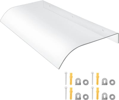 Luifel voor voordeur - Transparant Polycarbonaat Overspanning voor Regenbescherming en Decoratie