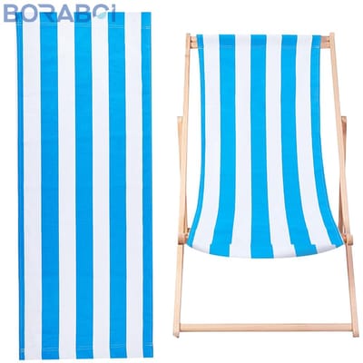 Strandsessel - Königsblauw - 115x43 cm - Katoen