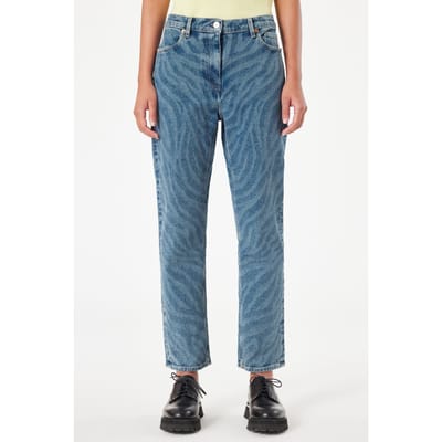 Paul Smith Womens Straight Fit Jean Printed Maat: W25 | Straight Broeken Outlet | Dames | Blauw