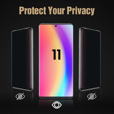 ShieldCase Tempered Glass Privacy Screenprotector geschikt voor Samsung Galaxy S20 - glazen screen protector - bescherming tegen krassen & stoten