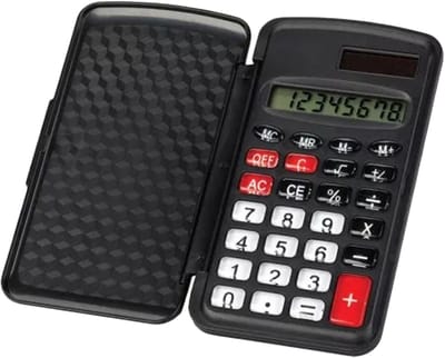 Kleine Rekenmachine Zakformaat 10x6 CM - Rekenmachine voor School of Kantoor