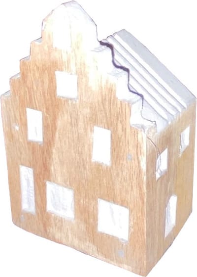 Amsterdams huisje 7x10,5 cm