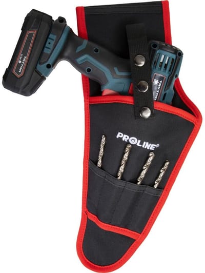 Boormachine houder - Riem bevestiging - Zwart rood