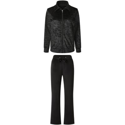 ESMARA Dames huispak (Zwart, XS (32/34))