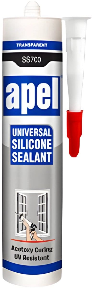 Mitreapel siliconen Transparant – 320 g / 280 ml – Siliconenkit – Waterdichte en Transparante Afdichting – Sterke en Duurzame Hechting – Snelle en Betrouwbare Montage – Siliconen Sealer