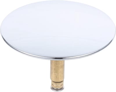 Badplug - Afvoerstop - Water Besparen - Lekvrij Ontwerp - 7x6 cm - Zilver