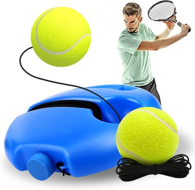 Tennis Rebound Ball Set voor Oefeningen | Ideaal voor Kinderen, Beginners en Spelers om Vaardigheden te Verbeteren