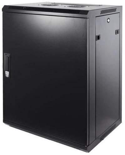 DSIT 12U wandkast met metalen deur 600x600x635mm (BxDxH) - serverbehuizing - serverrack - serverkast - 19 inch