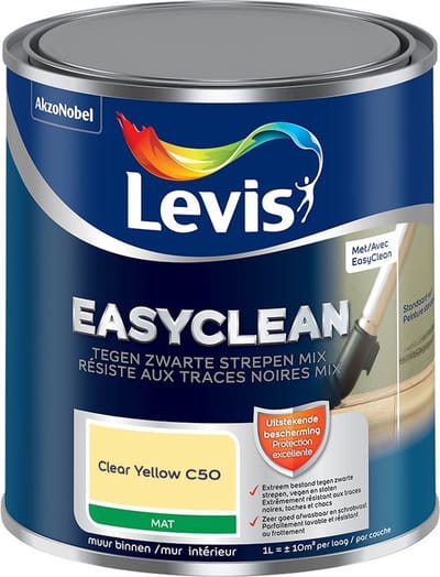 Levis - Easyclean Tegen Zwarte Strepen Mix - Clear Yellow C50 - Mengverf - 1 L
