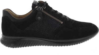Hartjes 162.1131 Sneakers - Suède - Dames - Zwart - Maat 38