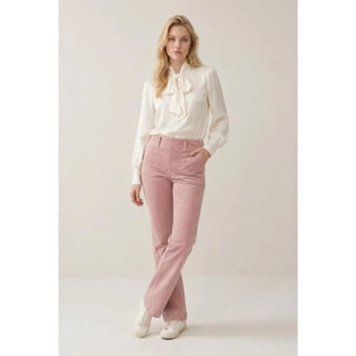 Broek Helena Hart 7559 Flair Velvet Pink Frost