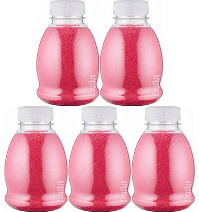 Scrubzout Fruity melon - 375 gram - Fles met trasparante dop - set van 5 stuks - Hydraterende Lichaamsscrub