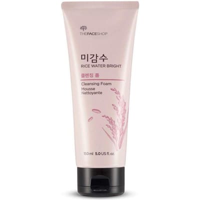 [The Face Shop] Mousse Nettoyante Éclaircissante à l'Eau de Riz 150ml white
