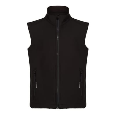 Regatta Kinder/Kids Ablaze Softshell Reflecterend Gilet (Zwart)