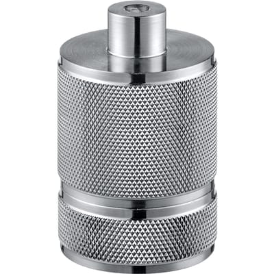 Home Sweet Home - E27 fItting - Geborsteld staal - 4.6/4.6/7cm - Cilinder - voor E27 lamphouder gemaakt van Aluminium - geschikt voor E27 lichtbron