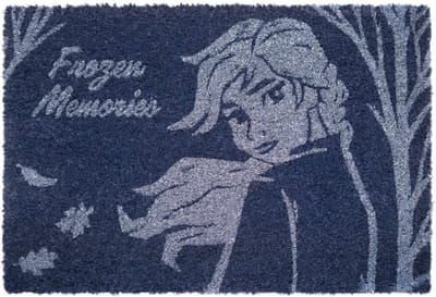 Grupo Erik Deurmat Frozen 40 X 60 Cm Pvc/kokosvezel Blauw