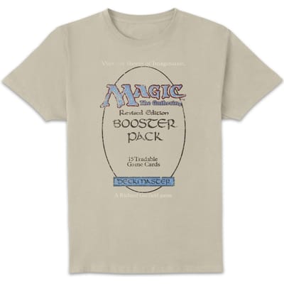 Magic: The Gathering Revised Edition Booster Pack Unisex T-Shirt - Cream - S