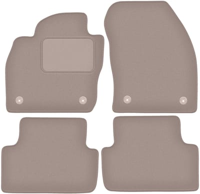 Beige velours vloermatten voor: Volkswagen T-Cross crossover (2019-)