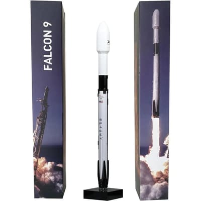 1:233 Falcon 9 Falcon 9 Dragon Zware Falcon 1:375 Ruimteschip Metaal Diecast Raketmodel Decoratieve Collectie