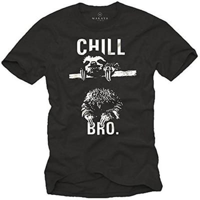 Grappige T-Shirts voor Heren met Spreuken - Luiaard Design