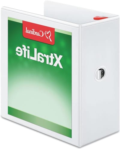 Ringband - Binder Map - Documenten Organiseren - Slant-D Ringen - 127 cm - Wit