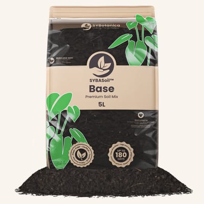 SYBASoil - Base mix 5L - Turfvrije Potgrond Mix - 6 Maanden Voeding