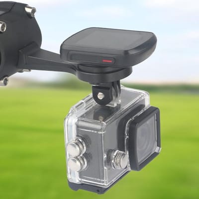Fietscomputer Houder - Stuurpen Mount - Fietsnavigatie - Aluminiumlegering Constructie - 79 mm - Zwart