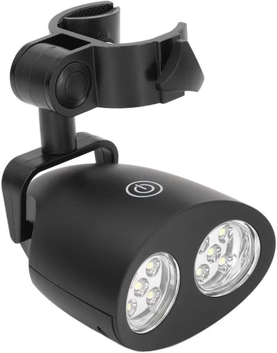 Dailygoody - Grilllamp - LED Grilllicht - Ultrahelder voor Buiten - Campinglicht - 10 Leds - Perfect voor Barbecue - Compact en Lichtgewicht