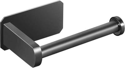 Go Go Gadget - Zelfklevende Toiletrolhouder Zwart - Zonder Boren - RVS - Telefoon Badkamer Accessoires