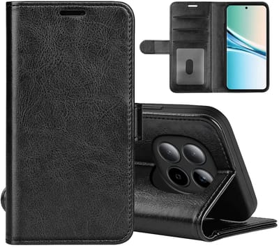 MobyDefend Hoesje - Geschikt voor Xiaomi Redmi Note 15 5G - Wallet Book Case (Sluiting Achterkant) - Zwart