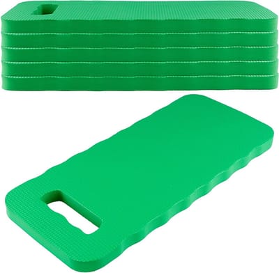 Set van 6 Groene Tuin Kniekussens 40 x 18 x 2 cm - Comfortabele Kniebescherming voor Tuinwerk en Tuinieren