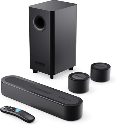 Soundbar Systeem - Home Cinema - Film Kijken - 5.1 Surround Sound - 405 cm - Zwart