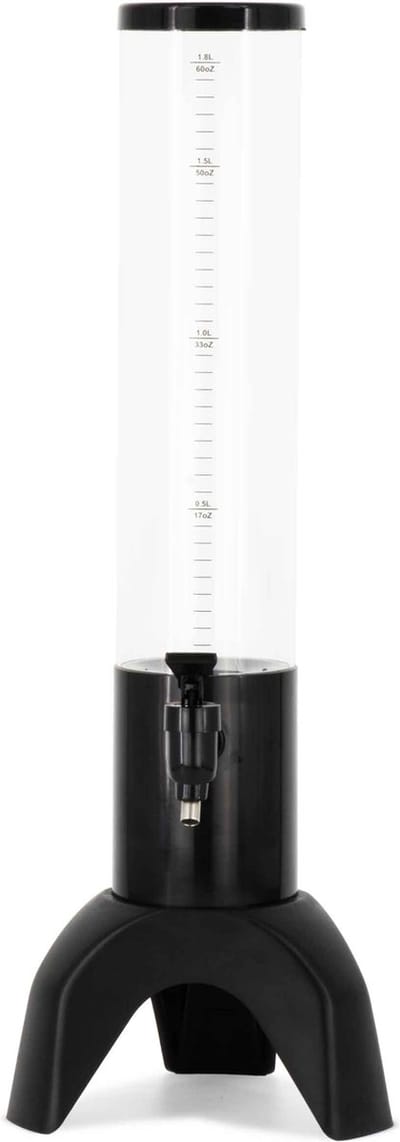 HCB® - Professionele Horeca drankdispenser - Tapkraan bier - 1,5 liter - biertap - biertoren - bierdispenser - Bardispenser - 20x20x56.5 cm (DxBxH) - 1 kg - 1417