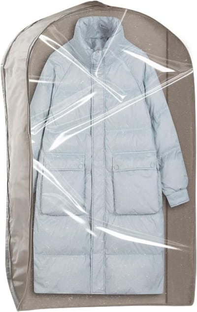 Kledinghoezen - Beschermhoezen Kledingzakken - Kleding Opbergen - Vormbehoud Technologie - 60x130 cm - Grijs